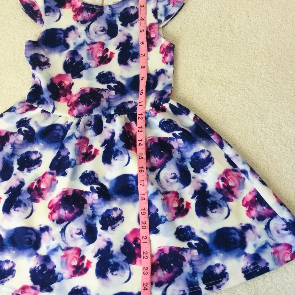 KIDPIK Purple floral dress for girls size 5/6 - Picture 6 of 7